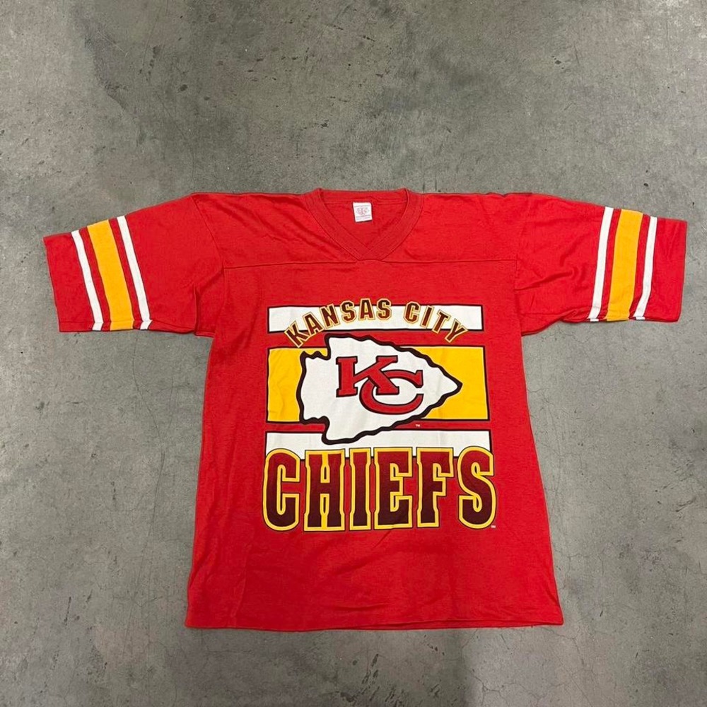 Vintage 90s single‎ stitched Kansas City chiefs tee shirt